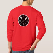 Paddle On Explorer Design - Männergrundleder T-Shirt (Rückseite)