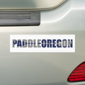 Paddle Oregon Kayaking Autoaufkleber (Auf Auto)