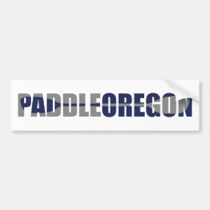 Paddle Oregon Kayaking Autoaufkleber