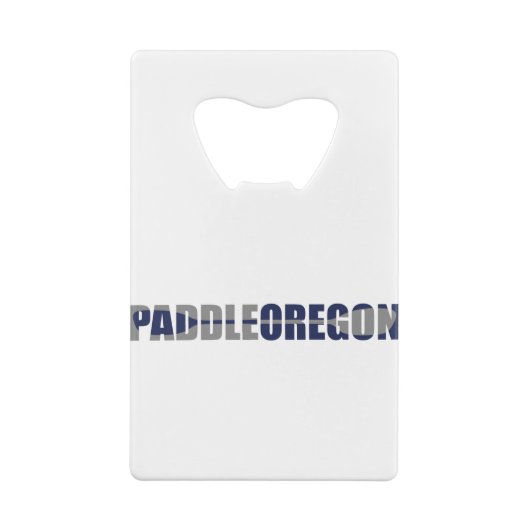 Paddle Oregon Kayaking Geldbeutel Flaschenöffner (Rückseite)