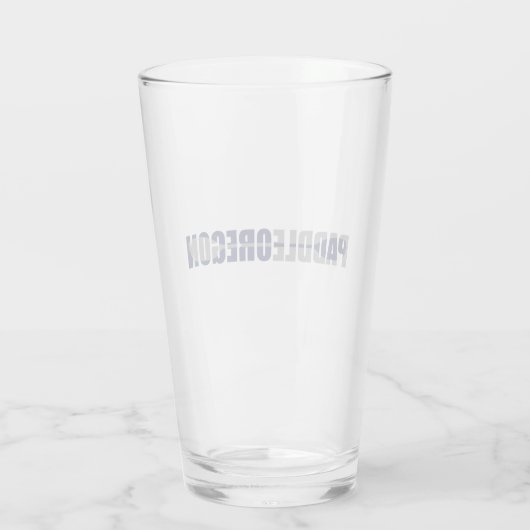 Paddle Oregon Kayaking Glas (Rückseite)