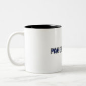 Paddle Oregon Kayaking Zweifarbige Tasse (Links)