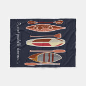 Paddle Passion Fleecedecke (Vorderseite (Horizontal))