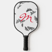 PADDLE PICKLEBALL MIT MONOGRAMM UND SCHALTFLÄCHEN (Rückseite)