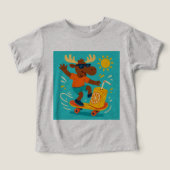Paddle Pops & Flip Flops – Juggling Moose Summer T (Design Vorderseite)