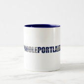 Paddle Portland Kayaking Zweifarbige Tasse (Mittel)
