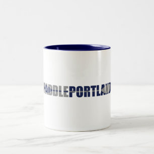 Paddle Portland Kayaking Zweifarbige Tasse