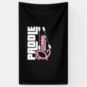 Paddle Queen Girl Kayak Banner (Vertikal)