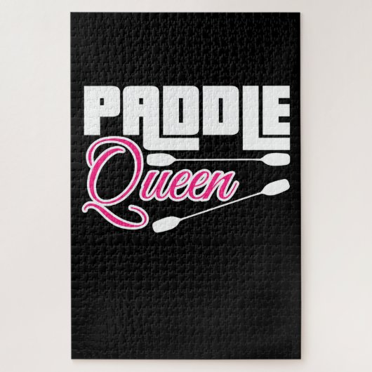 Paddle Queen Girl Kayak Puzzle (Vertikal)