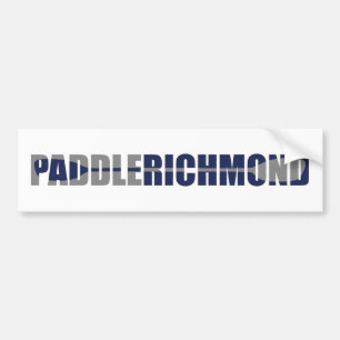Paddle Richmond Virginia Kayaking Autoaufkleber
