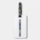 Paddle Richmond Virginia Kayaking Gepäckanhänger (Rückseite vertikal)