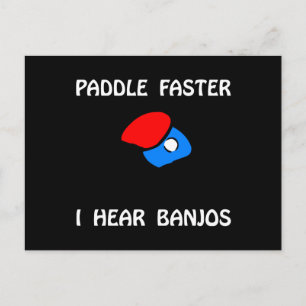 Paddle Schnell Ping Pong Postkarte