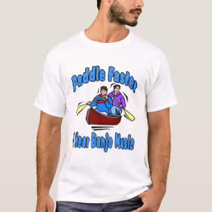 Paddle Schneller höre ich Banjo Music T-Shirt