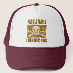 Paddle Schneller höre ich Banjo Music Truckerkappe