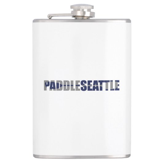 Paddle Seattle Kayaking Flachmann (Vorderseite)