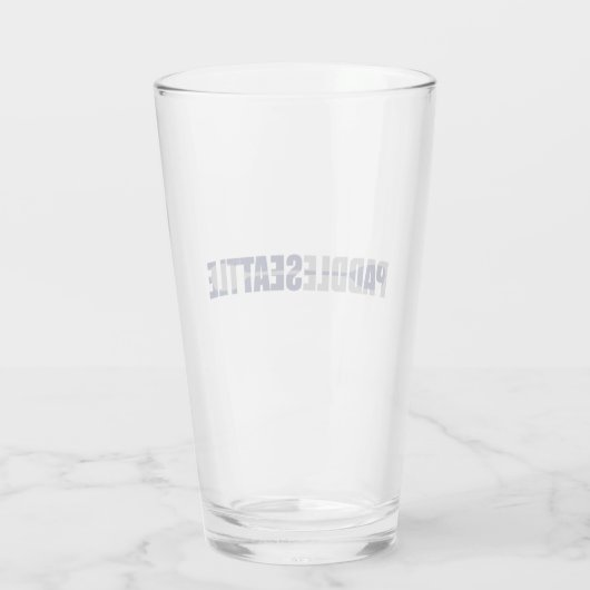 Paddle Seattle Kayaking Glas (Rückseite)