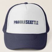 Paddle Seattle Kayaking Truckerkappe (Vorderseite)