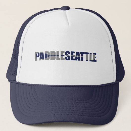 Paddle Seattle Kayaking Truckerkappe (Vorderseite)