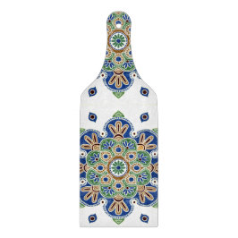 Paddle Shaped Medallion Glas Cutting Board Schneidebrett