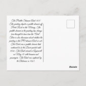 Paddle Steamer Ariel 1831 Postkarte (Rückseite)