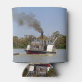 Paddle Steamer Chugging Down River Murray Dosenkühler (Rückseite)