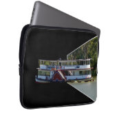 Paddle Steamer Dimensional Art, Laptopschutzhülle (Vorne Rechts)