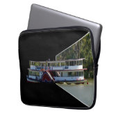 Paddle Steamer Dimensional Art, Laptopschutzhülle (Vorderseite Links)