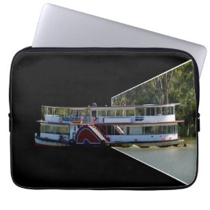Paddle Steamer Dimensional Art, Laptopschutzhülle
