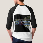 Paddle Steamer Dimensional Art, T-Shirt (Rückseite)