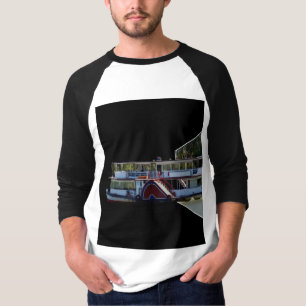 Paddle Steamer Dimensional Art, T-Shirt