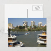 Paddle Steamers, Brisbane River, Brisbane, Postkarte (Vorne/Hinten)