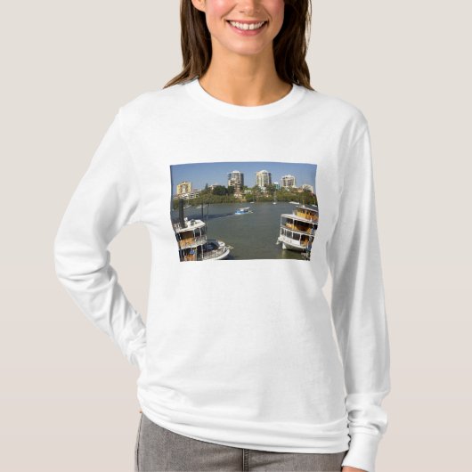 Paddle Steamers, Brisbane River, Brisbane, T-Shirt (Vorderseite)