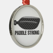 Paddle Strong Silbernes Ornament (Rechts)