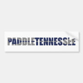 Paddle Tennessee Kayaking Autoaufkleber (Vorne)