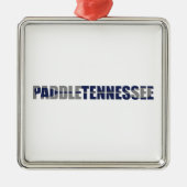 Paddle Tennessee Kayaking Ornament Aus Metall (Vorne)