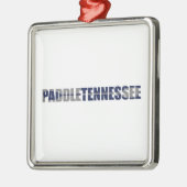 Paddle Tennessee Kayaking Ornament Aus Metall (Links)