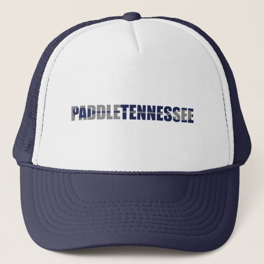 Paddle Tennessee Kayaking Truckerkappe (Vorderseite)
