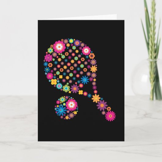 Paddle Tennis Karte (Vorderseite)