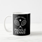 Paddle Tennis Tischtennis Beruflicher Spielplatz T Kaffeetasse (Links)