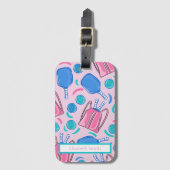 Paddle und Balls aus Pickleball Paddel und Balls P Gepäckanhänger (Vorderseite Vertikal)