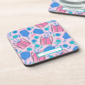 Paddle und Balls aus Pickleball Paddel und Balls P Getränkeuntersetzer (Linke Seite)