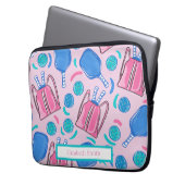 Paddle und Balls aus Pickleball Paddel und Balls P Laptopschutzhülle (Vorderseite Links)