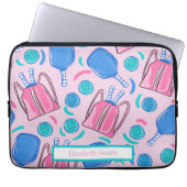 Paddle und Balls aus Pickleball Paddel und Balls P Laptopschutzhülle (Vorderseite)
