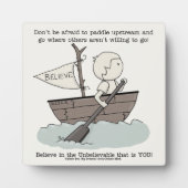 Paddle Upstream Fotoplatte (Vorderseite)