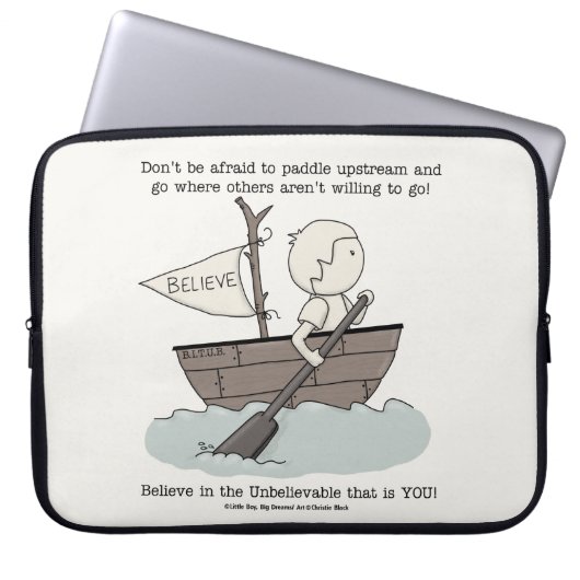Paddle Upstream Laptopschutzhülle (Vorderseite)