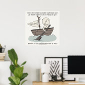 Paddle Upstream Poster (Heimbüro)