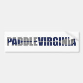 Paddle Virginia Kayaking Autoaufkleber (Vorne)