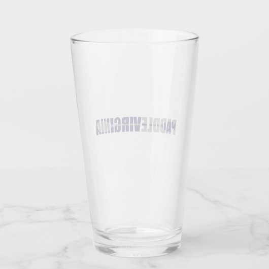 Paddle Virginia Kayaking Glas (Rückseite)