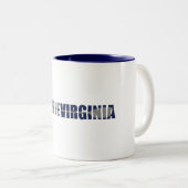 Paddle Virginia Kayaking Zweifarbige Tasse (VorderseiteRechts)