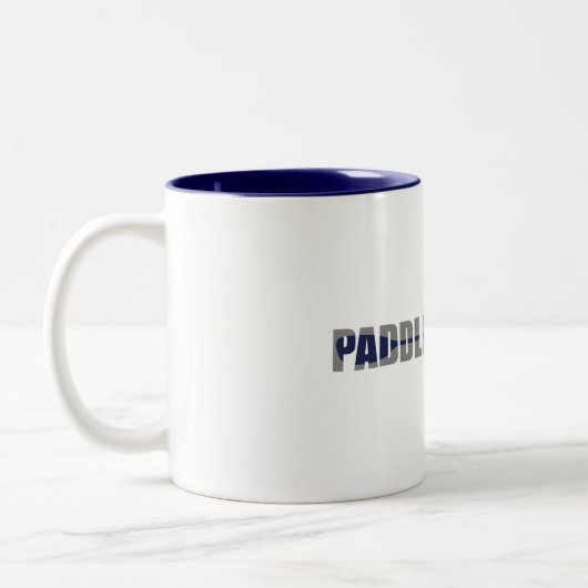 Paddle Virginia Kayaking Zweifarbige Tasse (Links)